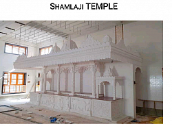 Marble stone iskon temple