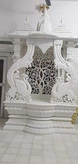 MAKRANA WHITE MARBLE STONE HERITAGE TEMPLE